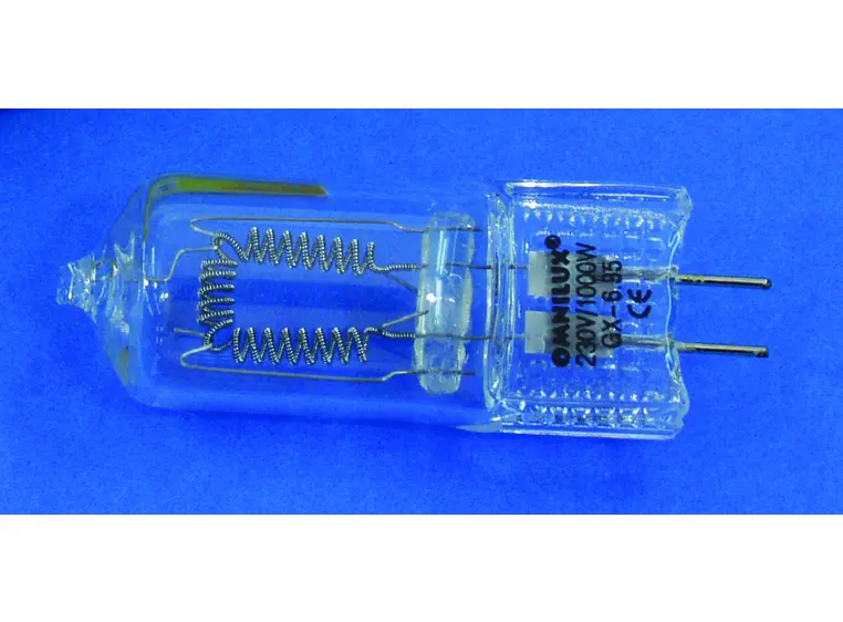 Omnilux 230V/1000W GX-6.35 3400K 15h 